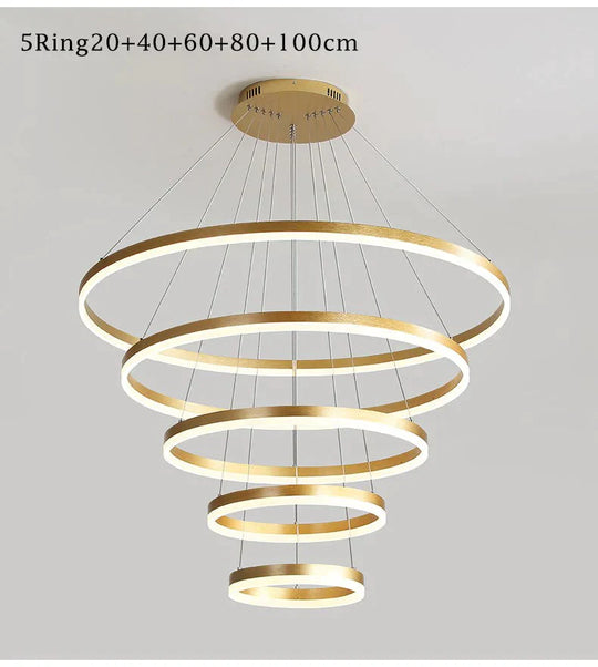 High Quatily Modern Led Pendant Light For Large Living Room Staircase Dining Kitchen Hotel Hanging