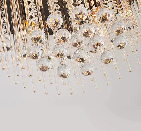 Creative Crystal Pendant Lights Bedroom Lamp Fixture For Living Room Kitchen Dining Nordic