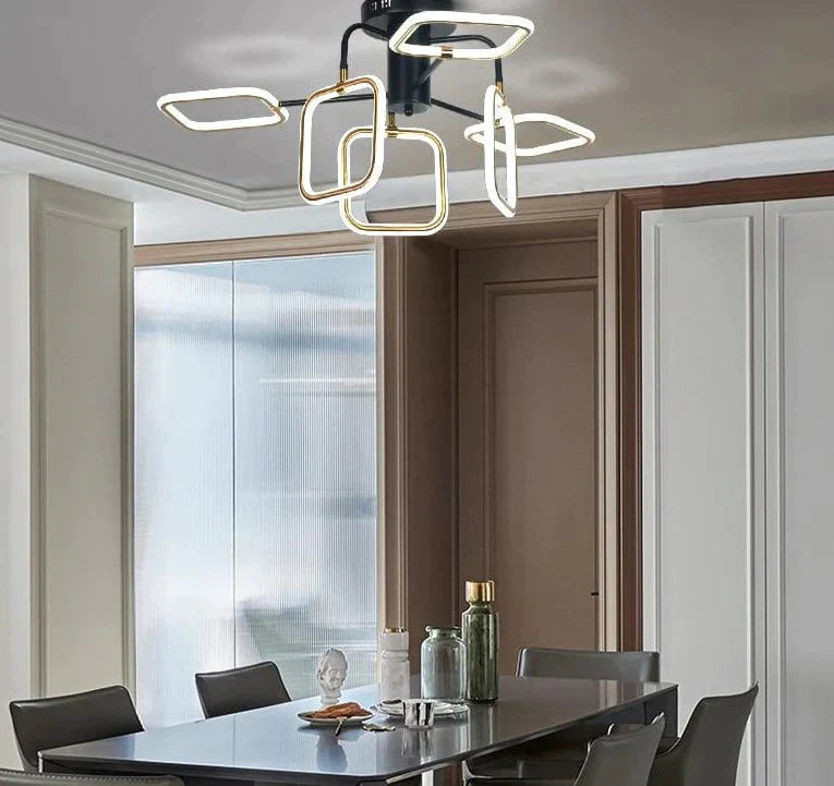 Nordic Pendant Lights Creative Led Aluminum Gold Lamp For Kids Room Living Bar Restaurant Retro