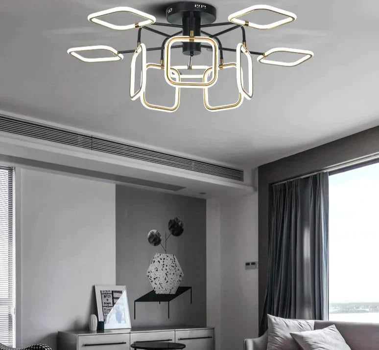 Nordic Pendant Lights Creative Led Aluminum Gold Lamp For Kids Room Living Bar Restaurant Retro