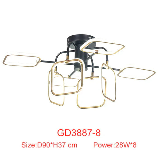 Nordic Pendant Lights Creative Led Aluminum Gold Lamp For Kids Room Living Bar Restaurant Retro