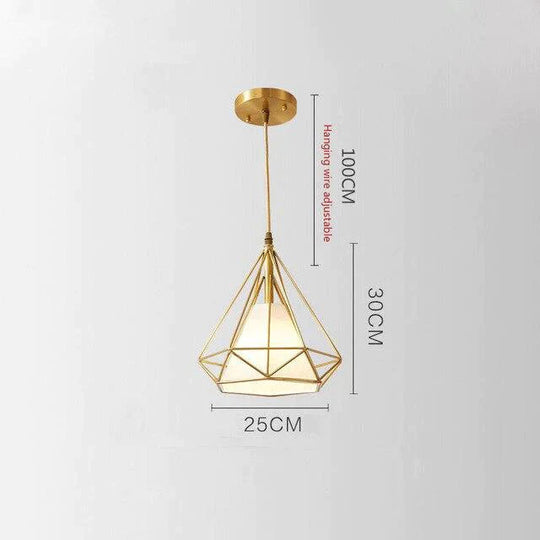Retro Loft Industrial Led Pendant Lights Copper Hanging For Kitchen Living Room Bedroom Aisle