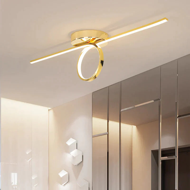 Chrome Gold Plated Pendant Lights For Dining Room Kitchen Corridor Lamp Hanging Fixtures