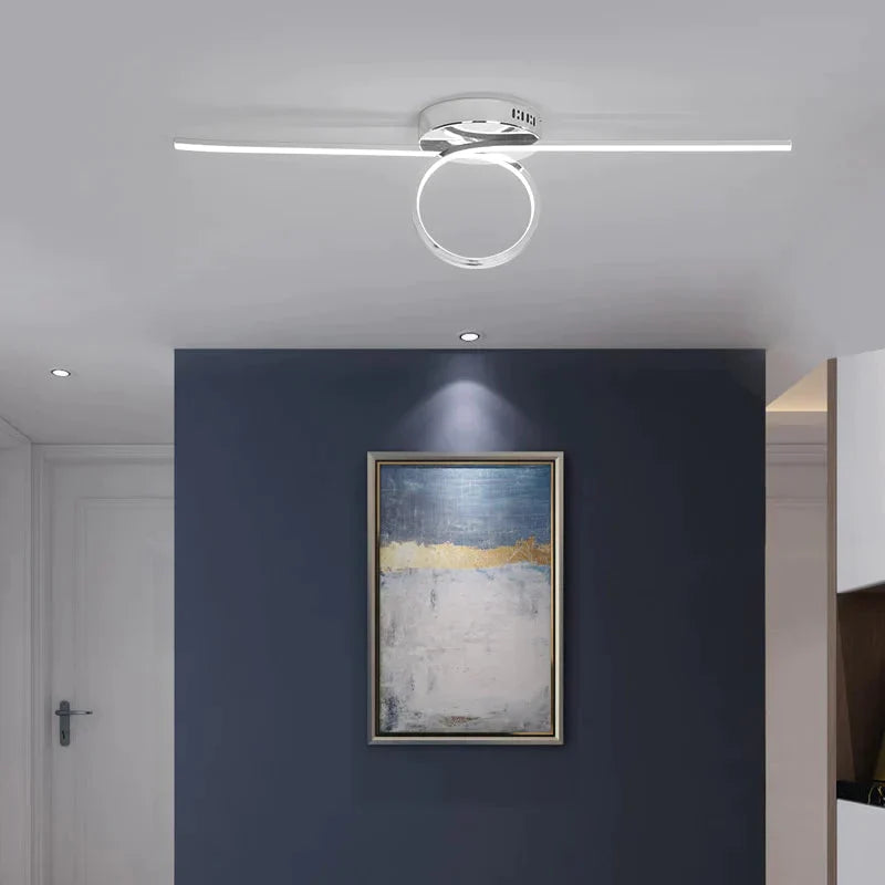 Chrome Gold Plated Pendant Lights For Dining Room Kitchen Corridor Lamp Hanging Fixtures / Ceiling