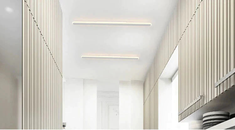Surface Mounted Modern Led Ceiling Light For Kitchen Fixtures Dining Room Lamp Straight 80Cm Indoor