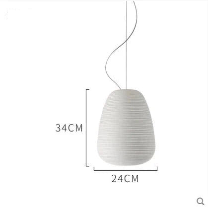 Nordic Simlpe Milky White Pendant Lights E27 Glass Single Head Lamp For Living Room Dining Bedroom