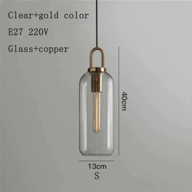 Nordic Modern Simple Glass Ball Led E27 Pendant Lights Interior Lighting Lamps Restaurant Bedroom