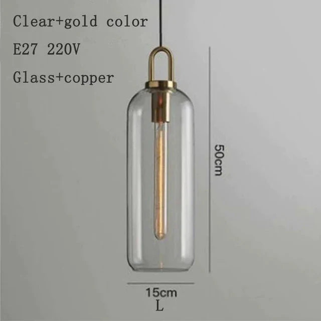 Nordic Modern Simple Glass Ball Led E27 Pendant Lights Interior Lighting Lamps Restaurant Bedroom