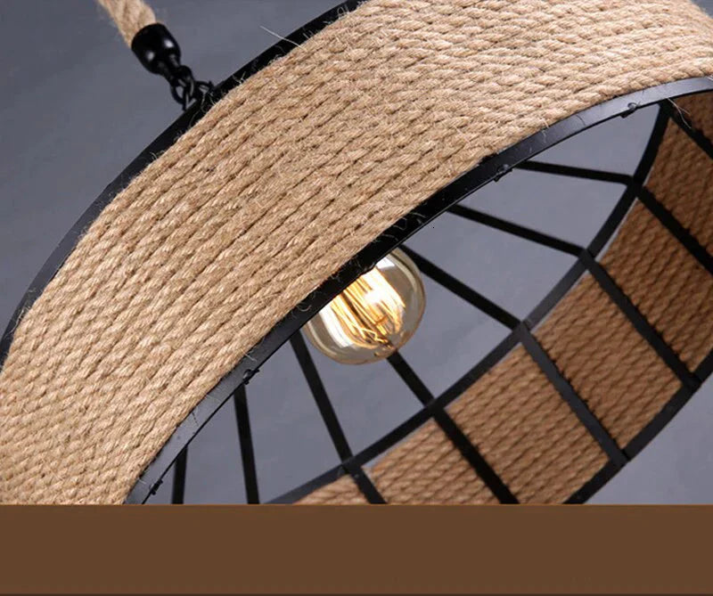 Retro Industrial Creative Modern Design Pendant Lamp Led Loft Decoration E27 Lights Bar Restaurant