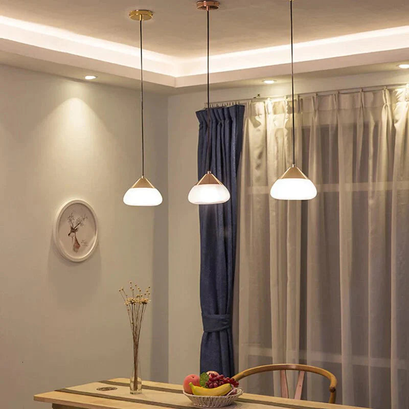 Nordic Postmodern Minimalist Glass Pendant Lights E27 Led Lamps For Living Room Kitchen Bedroom