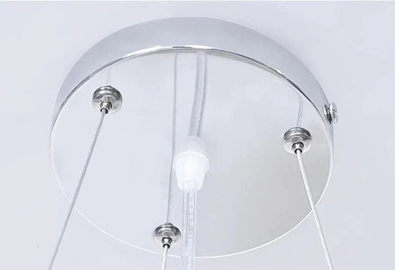 Modern Dreamy Feather Crystal Hanging Lamp E27 Led Lustre Pendant Fixture Bedroom Living Room
