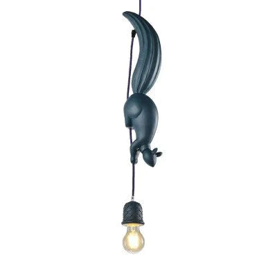 Led Hanglamp Squirrel Shape Nordic Creative Hanging Pendant Light Lamp For Dining Room Living Kids