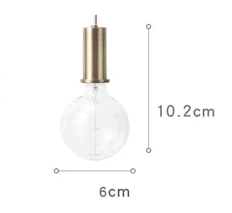 Denmark Style Led Pendant Light Metal Lamp Bedroom Cafe Hanging Drop Lighting Studio Office Parlor