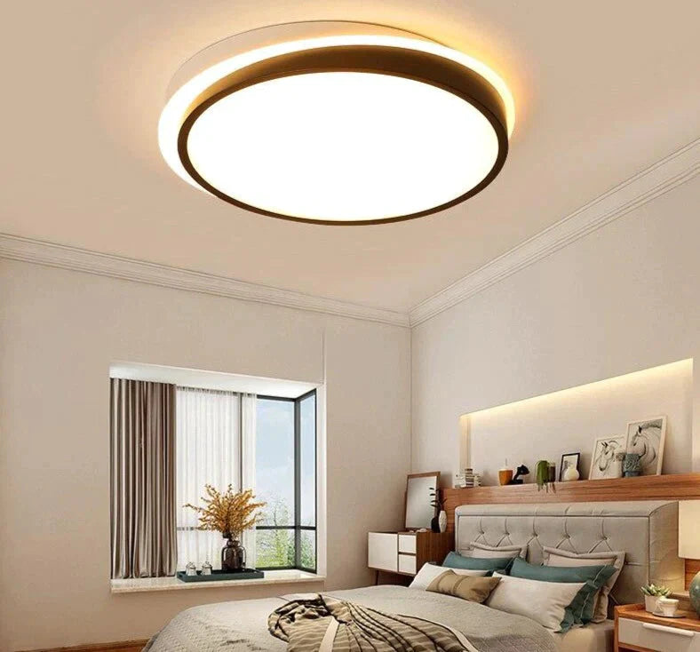 Modern Bedroom Ceiling Lights White And Black Boby Color For 8 - 15Square Meters Lamps Luminaria