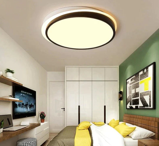 Modern Bedroom Ceiling Lights White And Black Boby Color For 8 - 15Square Meters Lamps Luminaria