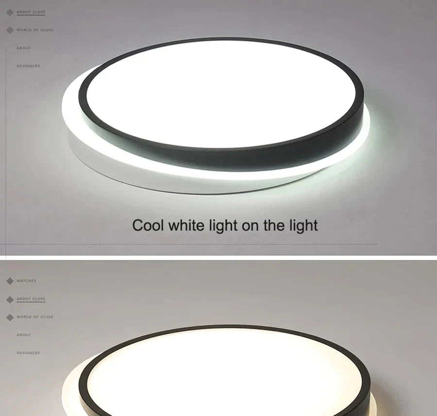 Modern Bedroom Ceiling Lights White And Black Boby Color For 8 - 15Square Meters Lamps Luminaria