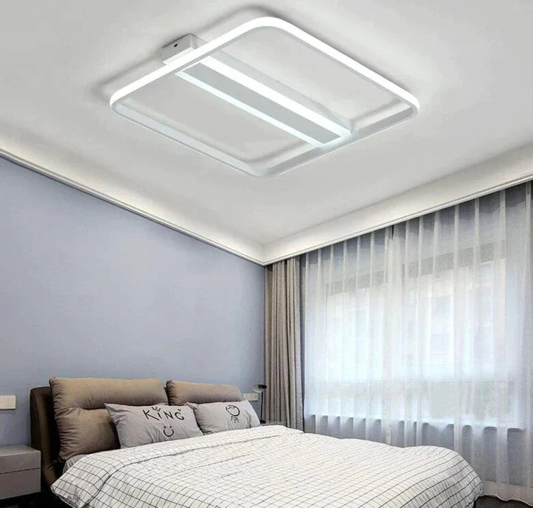 Acrylic Kids Led Ceiling Lights For Study Room Around And Square Lighting Fixtures Lampe Plafond