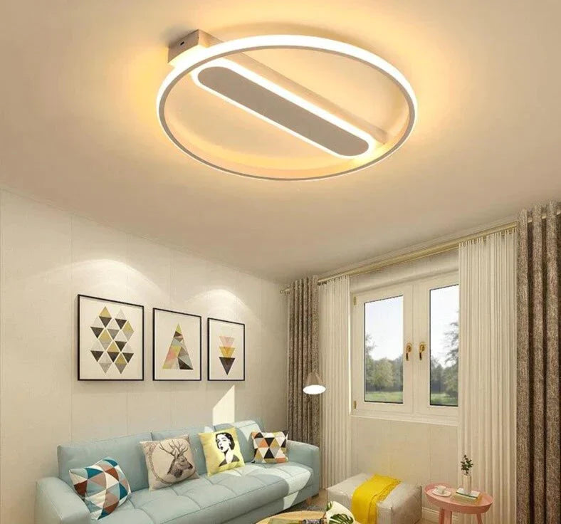 Acrylic Kids Led Ceiling Lights For Study Room Around And Square Lighting Fixtures Lampe Plafond