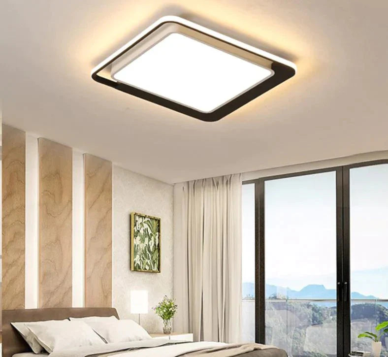 Modern Led Celling Lights Living Bedroom Dining Room Iron Body New Lampshade Lighting Lamp Lustres