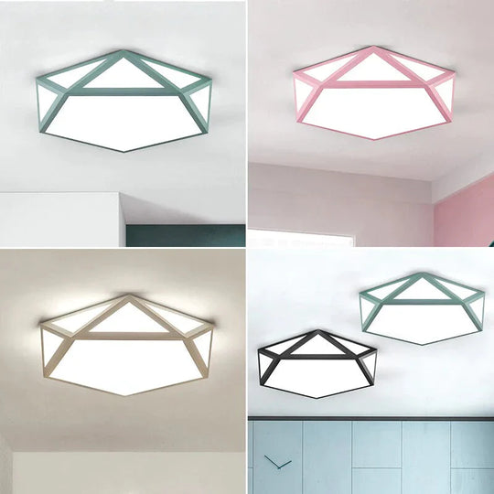 Modern Led Ceiling Lamp Indoor Lights For Living Room Bedroom Family Home Lighting Flush Mount