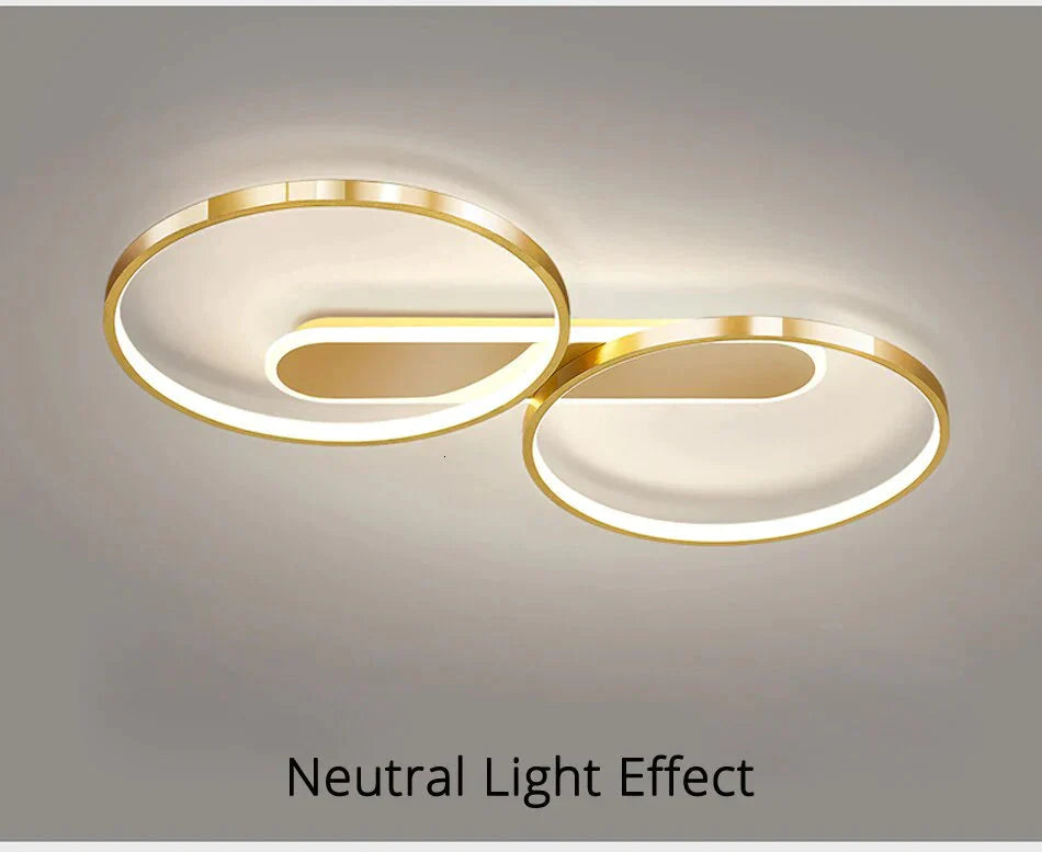 Bedroom Lamp Modern Minimalist Master Ceiling Nordic Light Luxury Gold Led Living Room Study Home