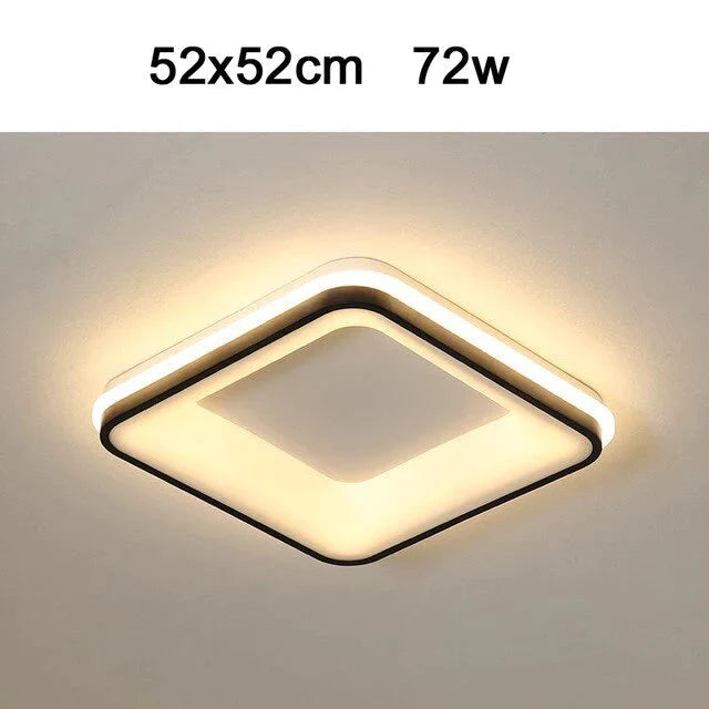 Modern Chandeliers Lighting For Living Room Bedroom Fixture Surface Mounted With Remote Control
