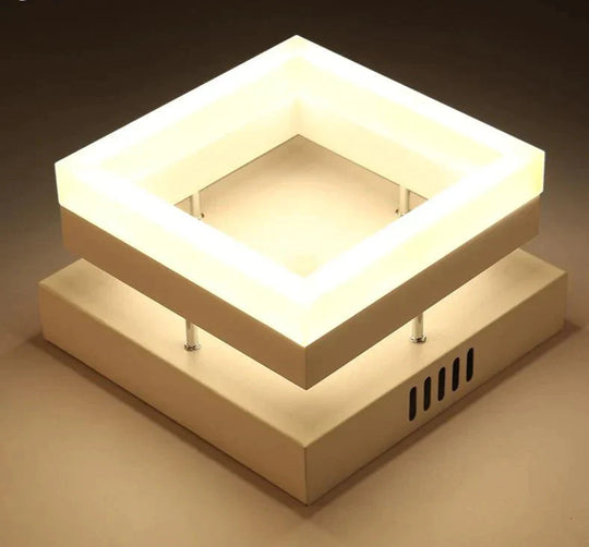 Ceiling Light Modern Led Corridor Lamp For Bathroom Living Room Round Square Iron Lighting
