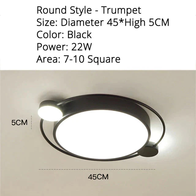New Ceiling Light For Square/Round/Rectangle Shape Led Bedroom Luminarias Para Teto Led Lights Home