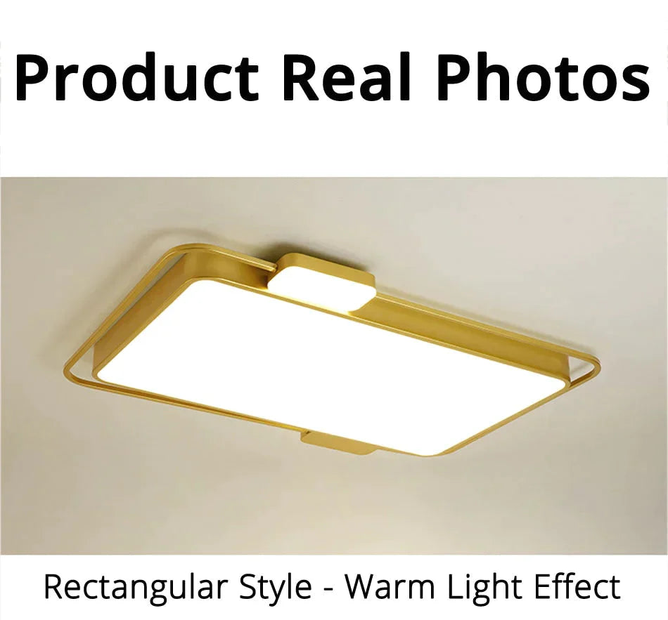 New Ceiling Light For Square/Round/Rectangle Shape Led Bedroom Luminarias Para Teto Led Lights Home