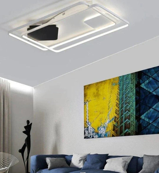Remote Control Ceiling Lamp For Living Room Support Flush Led Lights Fixtures Luminaria Teto