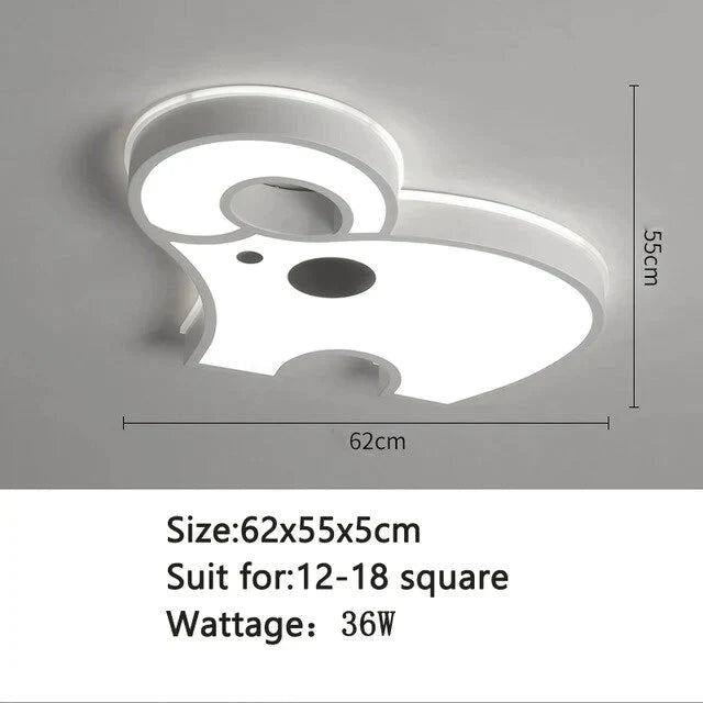 Modern Led Ceiling Lights For Living Room Bedroom Indoor Lighting Lamp Fixture Remote Control