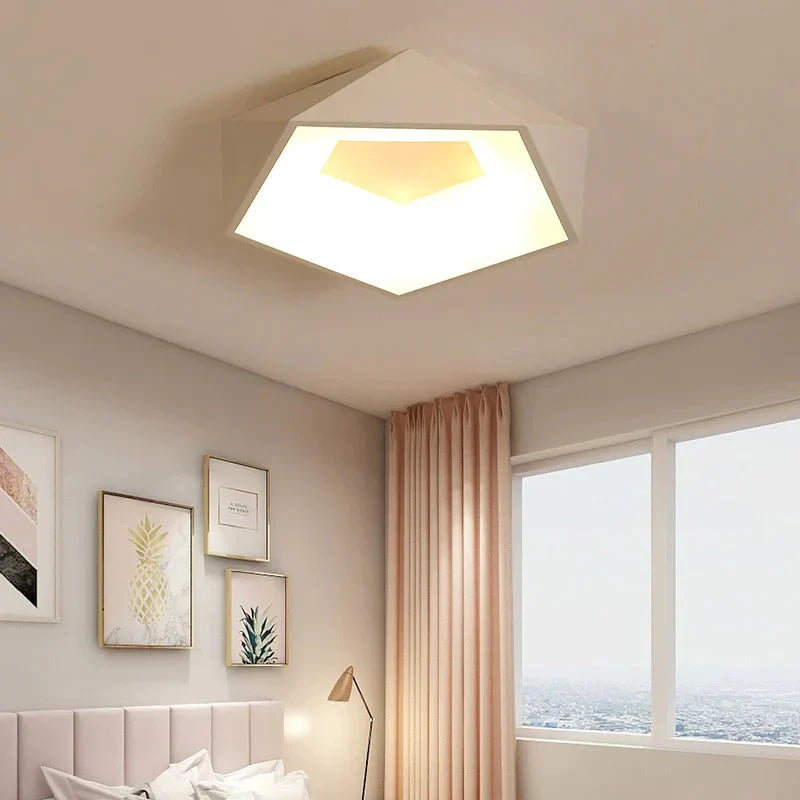 Led Light Ceiling Modern For Living Room Commercial Places W/Dimmable + Rc Lamp Fixtures Lighting