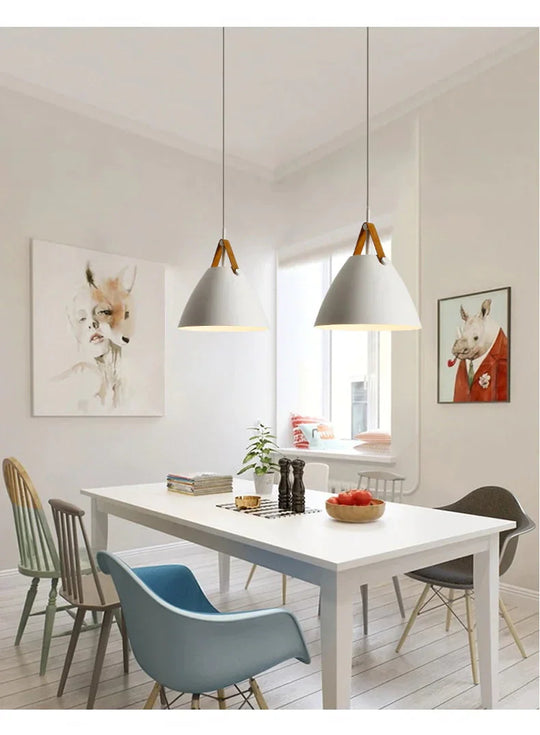 Nordic Minimalist Pendant Light Creative Bedside /Restaurant /Bedroom/ Bar Dining Table Study Lamp