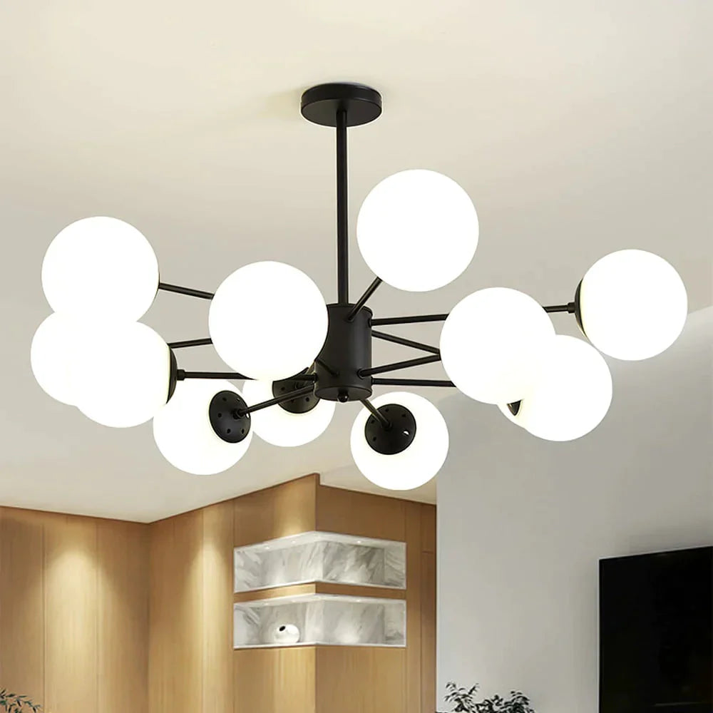 Vintage Bubble Glass Ball Pendant Lights E27 Led Bulbs Modo Lamps For Living Room Indoor Home