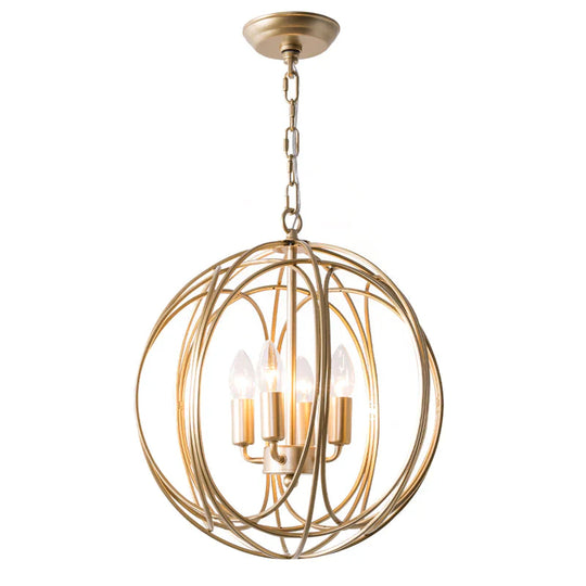 American Hall Pendant Lights Nordic Country Round Restaurant Lamp Simple Modern Bedroom Study Room
