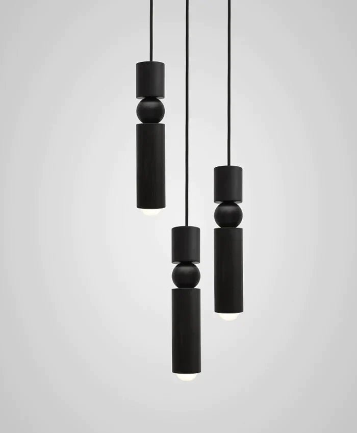 Nordic Pendant Lamp Modern Kitchen Dining Room Bar Counter Shop Pipe Down Tube Led Lights Office