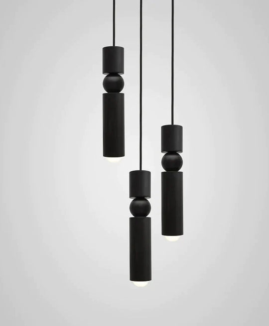 Nordic Pendant Lamp Modern Kitchen Dining Room Bar Counter Shop Pipe Down Tube Led Lights Office