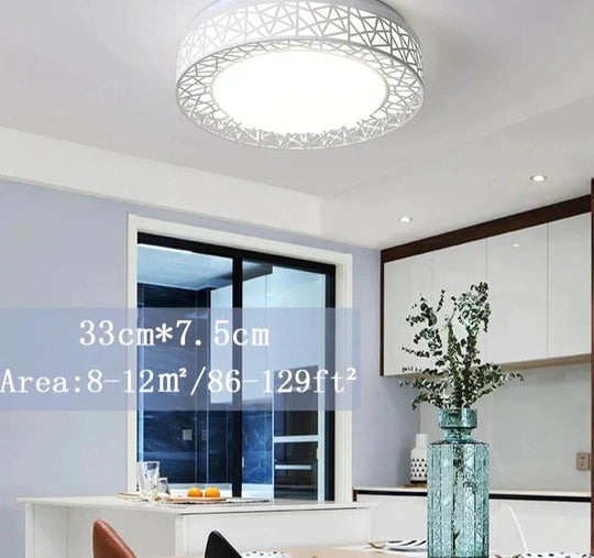Modern Led Ceiling Light 18/24/50/70W Lamp Surfaced Mounted Living Room Lights Kithchen Fixture For