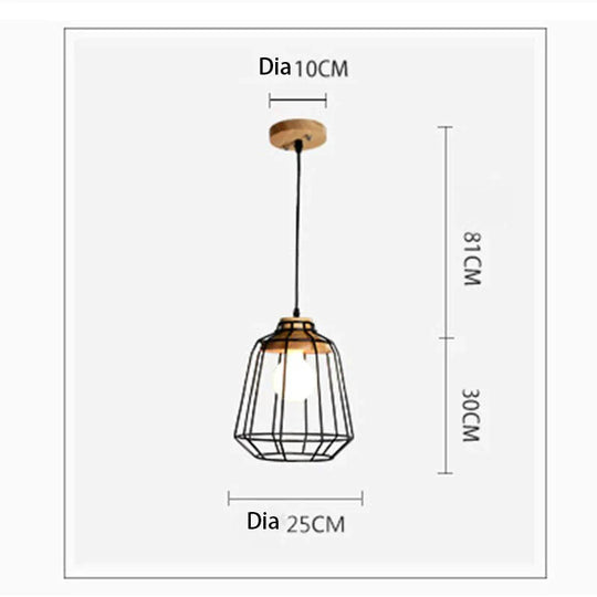 Nordic Vintage Wood Pulley Pendant Light Industrial Lighting Fixtures Retro Hanglamp For Bar Living