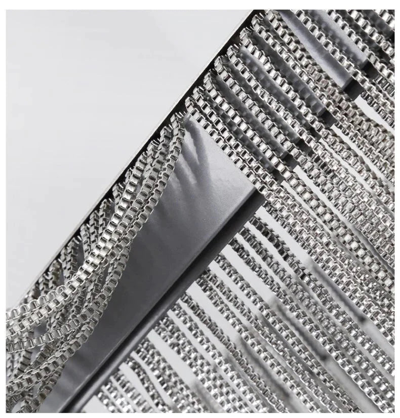 Italian Design Tassel Chain Pendant Light For Living Room Bedroom Dining Indoor Home Silver/Rose