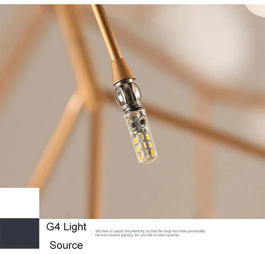 Postmodern Led Chandelier Nordic Living Room Suspended Lighting Home Fixtures Restaurant Hanging