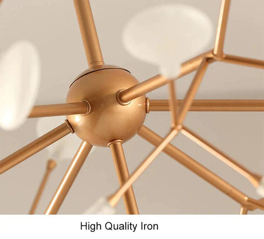 Postmodern Led Chandelier Nordic Living Room Suspended Lighting Home Fixtures Restaurant Hanging