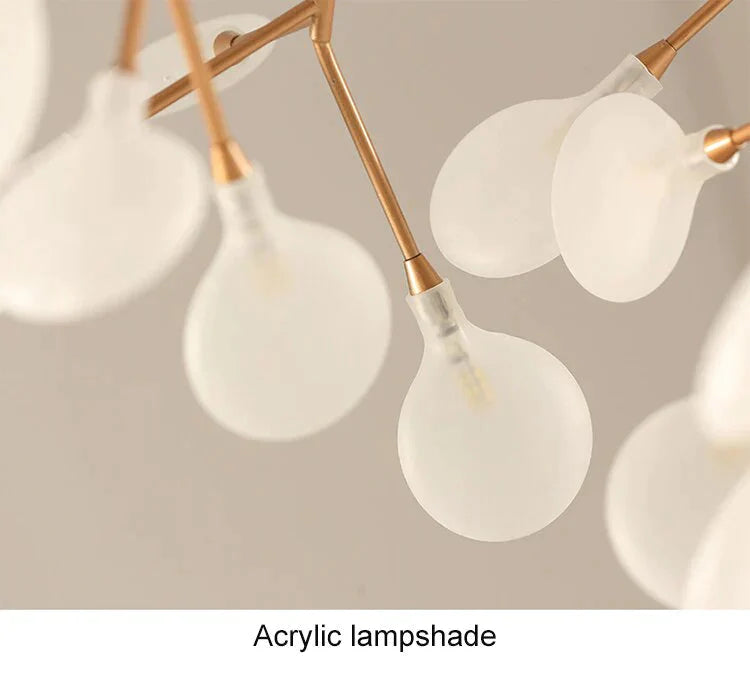 Postmodern Led Chandelier Nordic Living Room Suspended Lighting Home Fixtures Restaurant Hanging