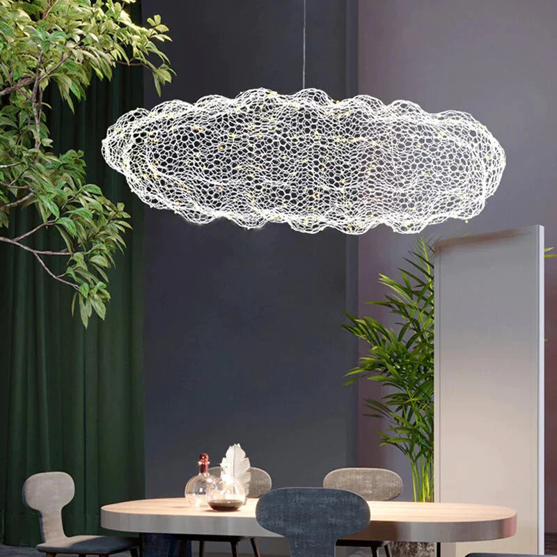 Creative Cloud Pendant Light Led Lamp Starry Personality Hotel Restaurant Bar Designer Firefly M