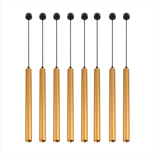 Black Industrial Pendant Lights Long Tube Hanging Lamp For Living Room Home Light Fixtures Decor