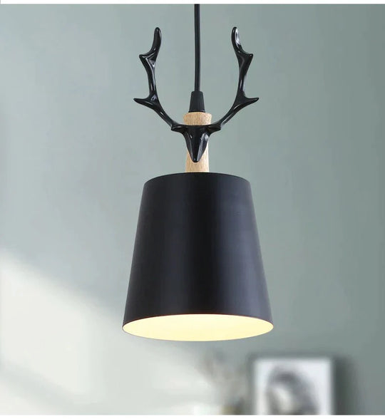 Antler Dining Room Pendant Light Simple Single Head Fashionable Personality Bar Bedside Led