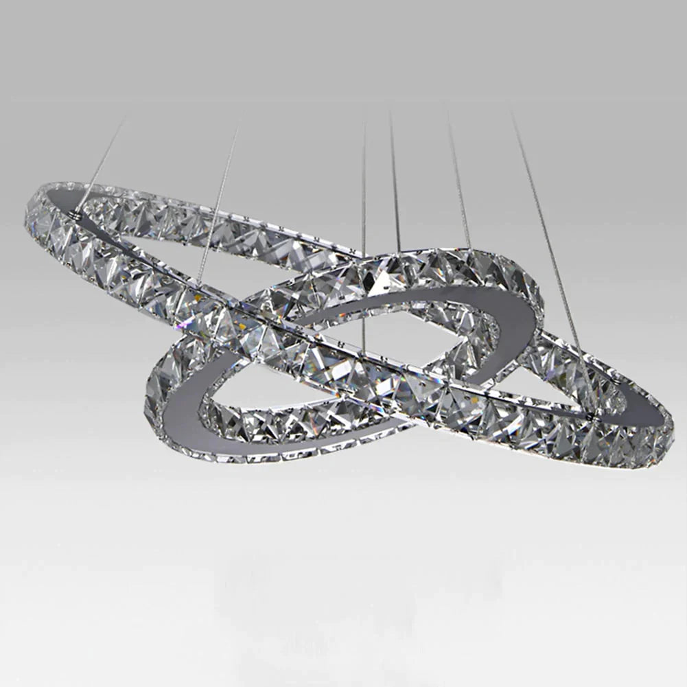 30/40/50 Cm Led Pendant Lights Modern Crystal Lamp For Living Room Restaurant Hanging