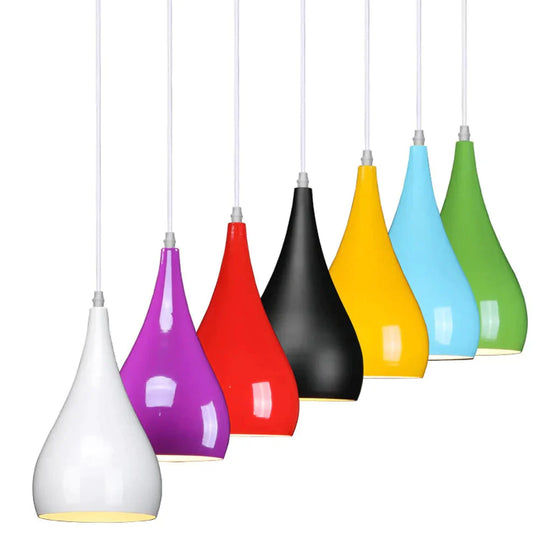 Modern Pendant Lamp Hanging Edison Bulb American Style For Living Room Creative Personality Green