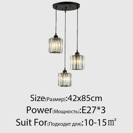 New Design Crystal Chandeliers Led Lights High Quality Acrylic Chandelier Lighting Lamps E27 Lustre