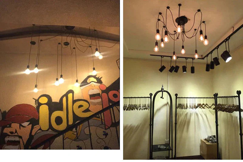 Farmhouse Chandeliers Edison Light Bulb Pendant Lights Rustic Fixtures